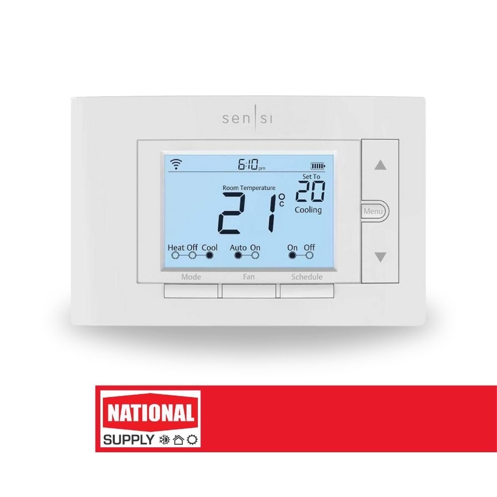 Thermostat Sensi Smart 1F87U-42WFC Programmable Wi-Fi Control 4 Heat / 2 Cool 24V
