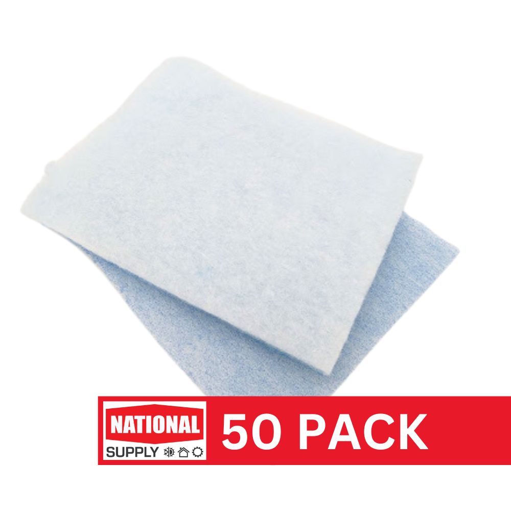 24x24x1 Polyester Air Filter Pad, 50 in Pack