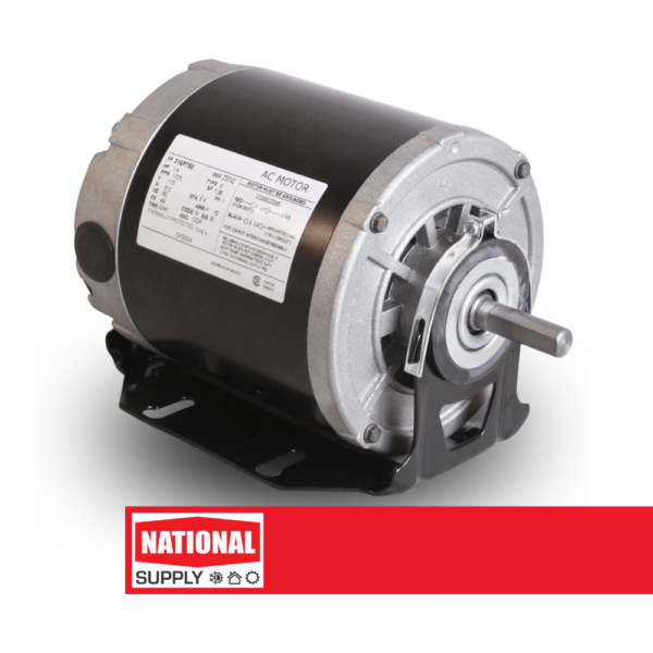 5.5" Belted Fan Motor, Split Phase, 1/4 HP,  1725 RPM,  115 V,  5.4 A