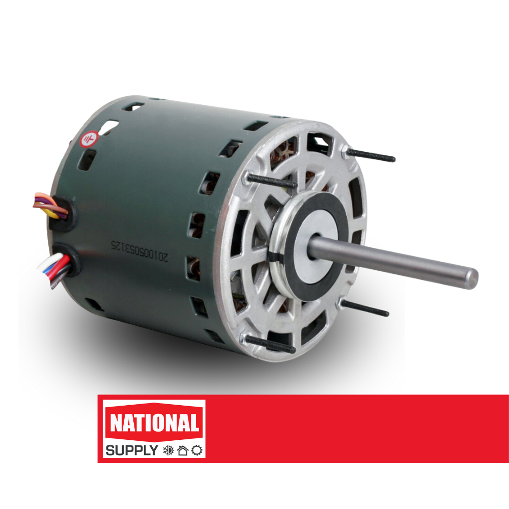 5.5" Direct Drive Motor, Permanent Split Capacitor, 1/3 HP,  1075 RPM,  115 V,  6 A