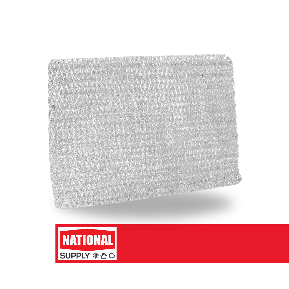 Sidewall Grille Replacement Filter, 10" x 6", Aluminum