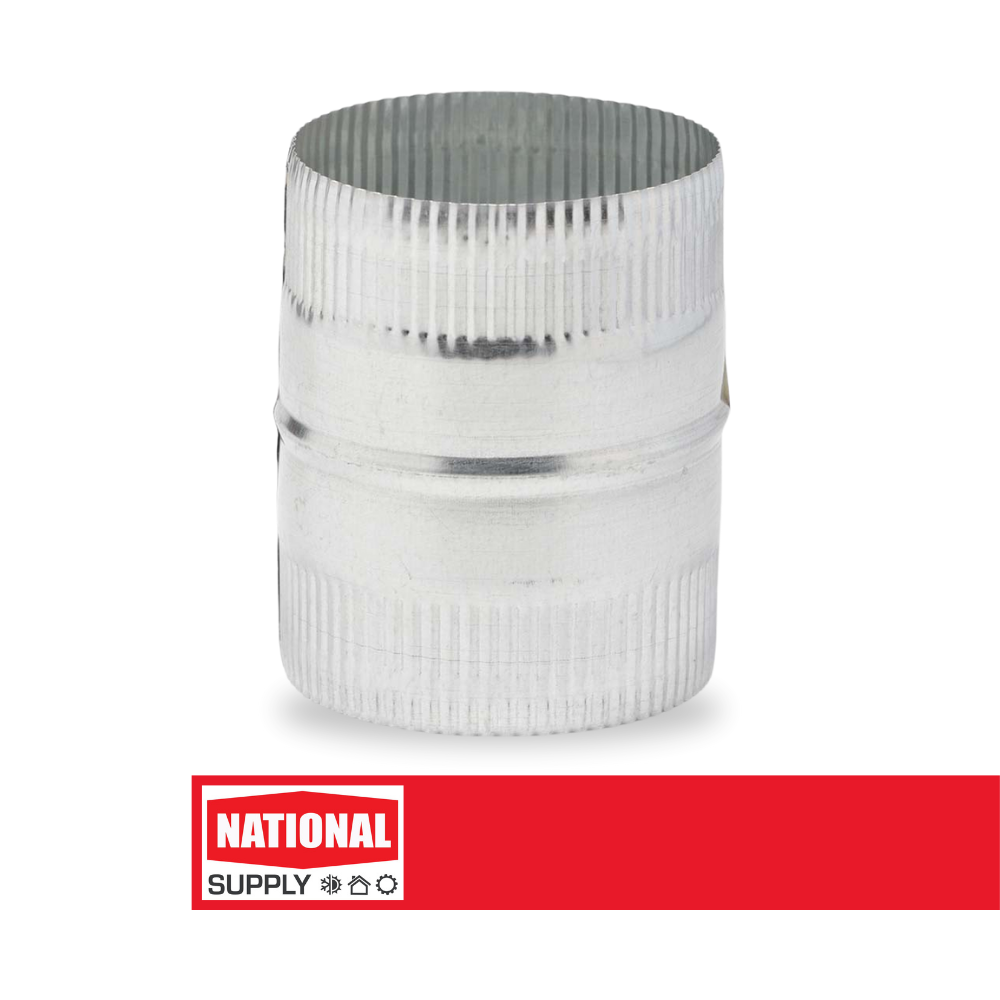 4" Connector, Galvanized Steel