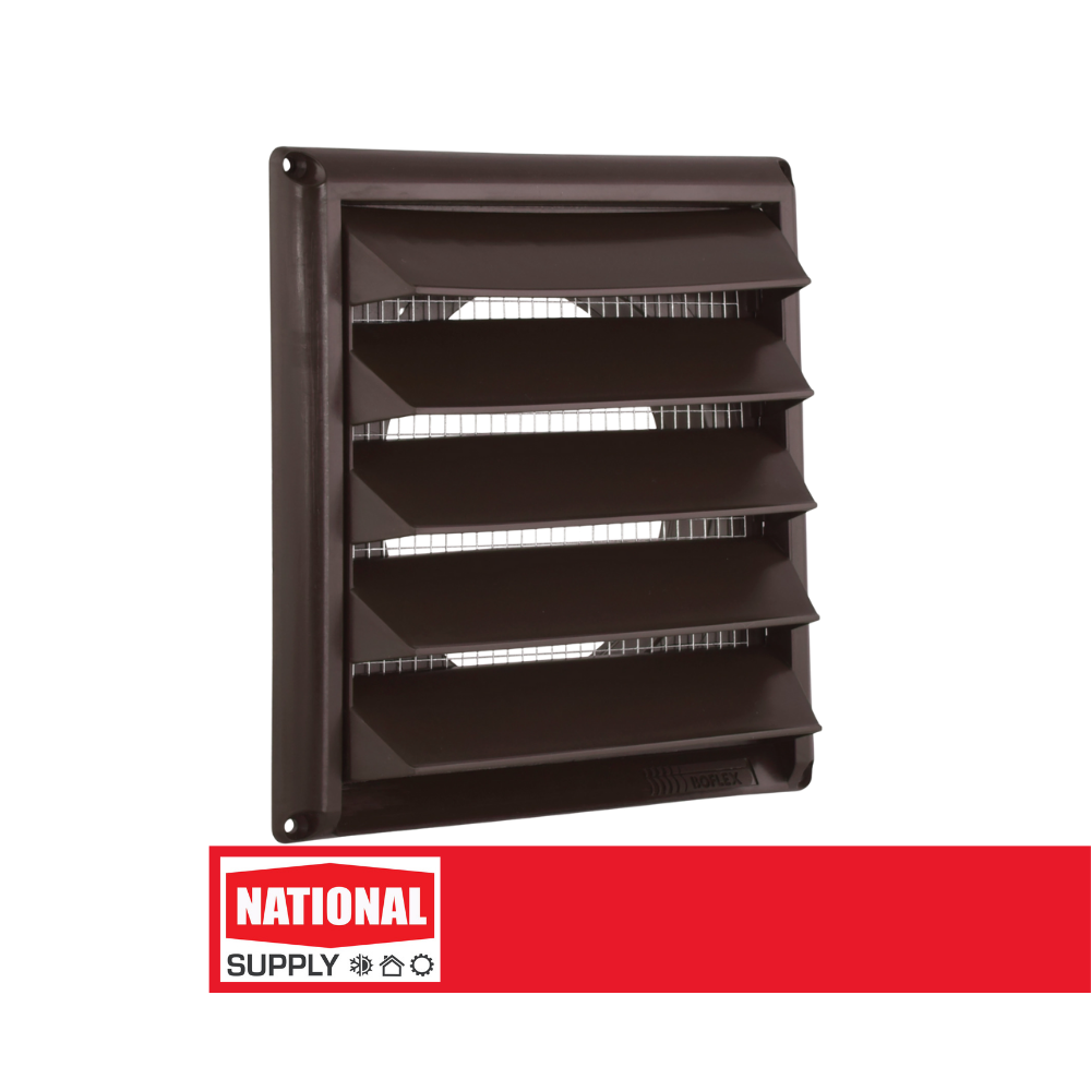 6" Air Intake Cap with Metal Screen, Brown