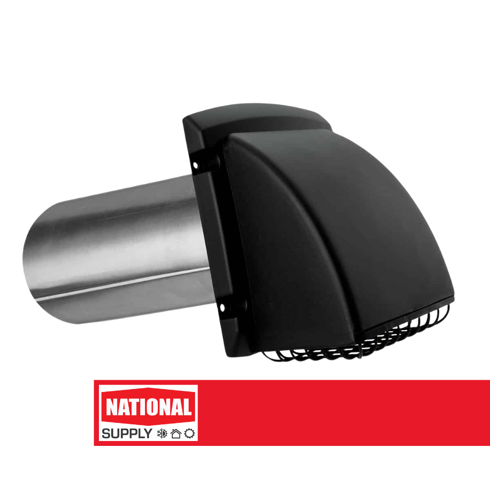 4" Exhaust Hood, Black