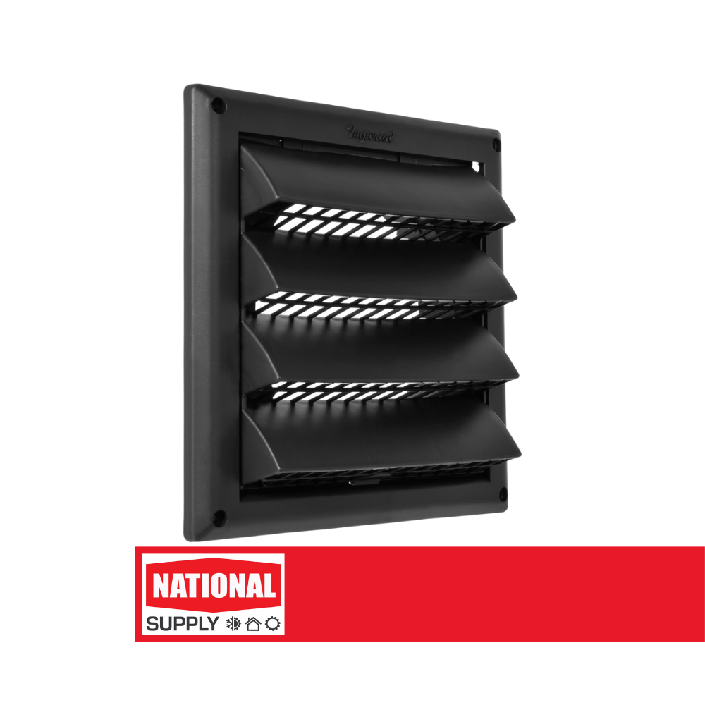 6" Air Intake Cap, Black
