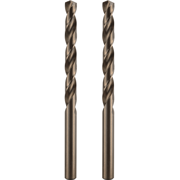 Makita D-22539 5/64" x 2" Cobalt HSS Metal Drill Bits, 2 in Pack