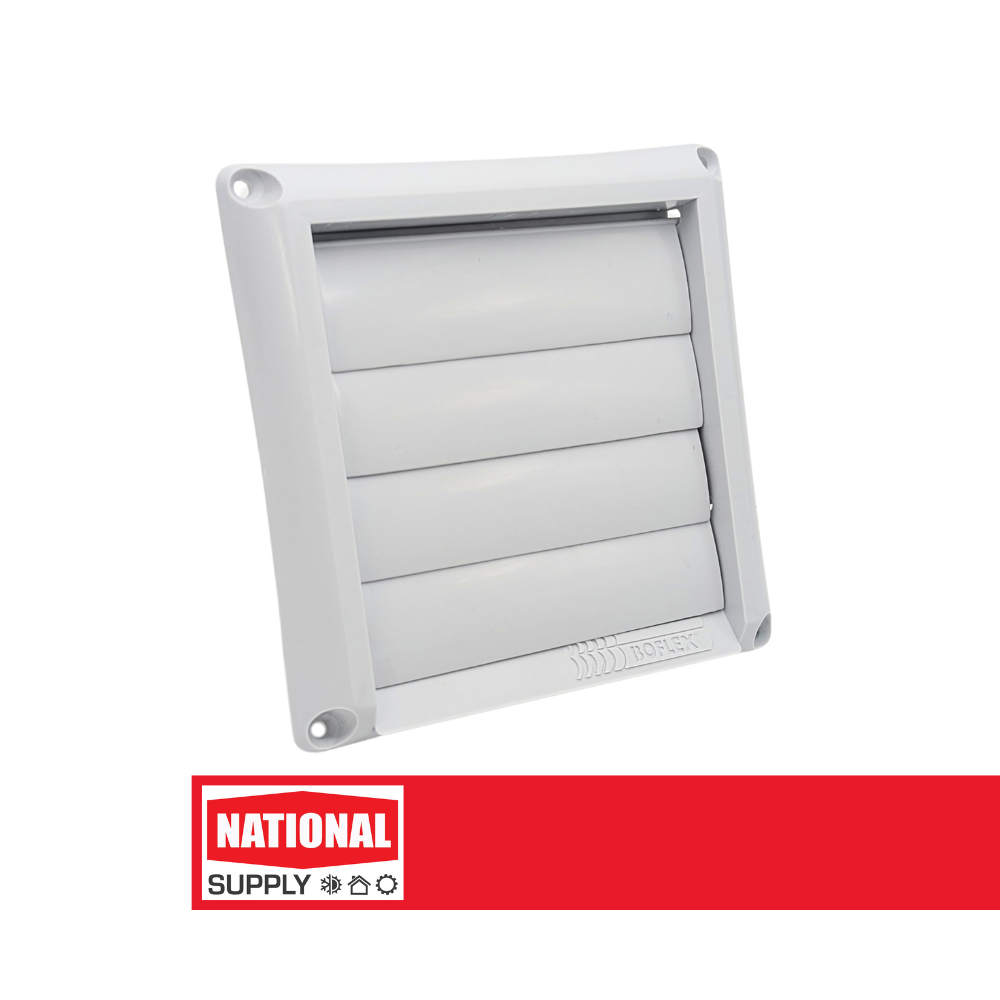 4" Vent Cap Louvered, White